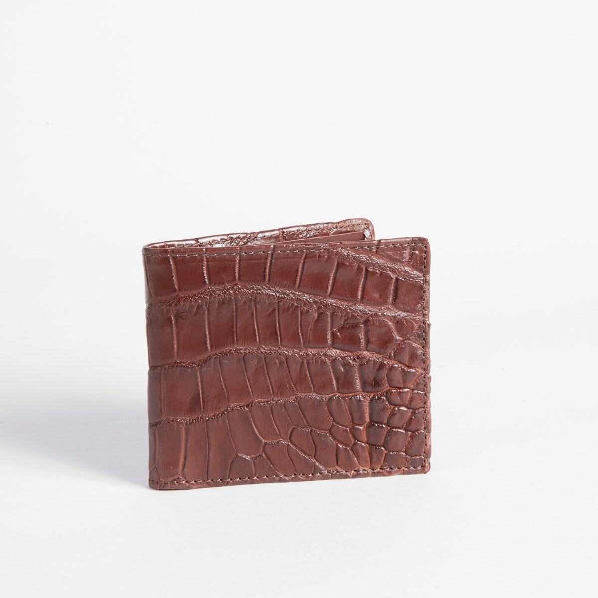 Classic Crocodile Wallet Croc Stock And Barra