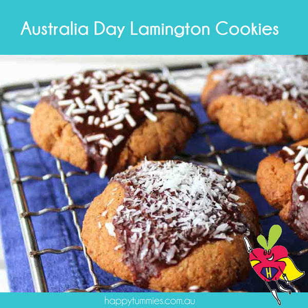 Australia Day Lamington Cookies | Gluten Free Biscuits ...