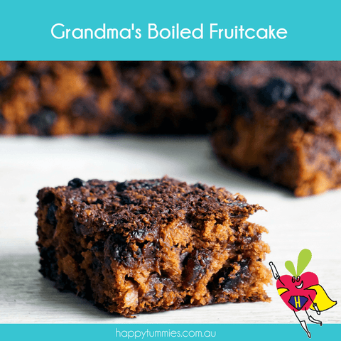 Gluten Free Boiled Fruitcake - Mummy Made.It - Happy Tummies