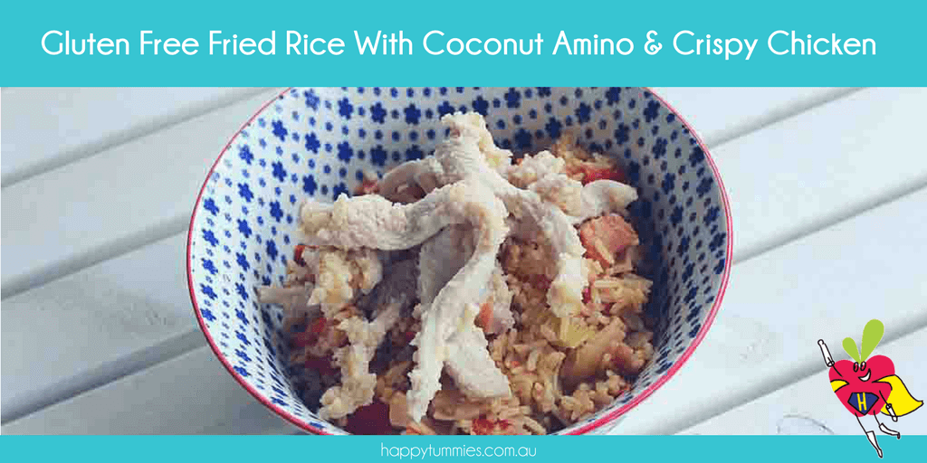 Gluten Free Fried Rice Recipe With Coconut Amino - Happy Tummies