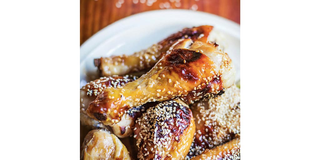 Honey, Amino and Sesame Drumsticks - Jen Shaw Barefoot Kitchens - Happy Tummies