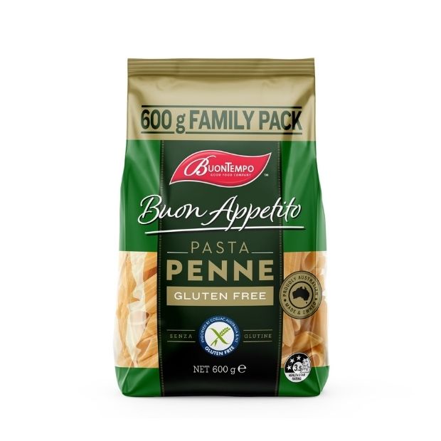 Buontempo Penne Pasta 600g | gluten free pasta - Happy Tummies Pty Ltd