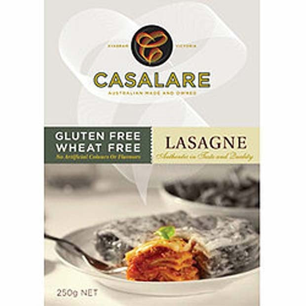 Casalare Gluten Free Lasagna 250g | gluten free pasta - Happy Tummies Pty  Ltd