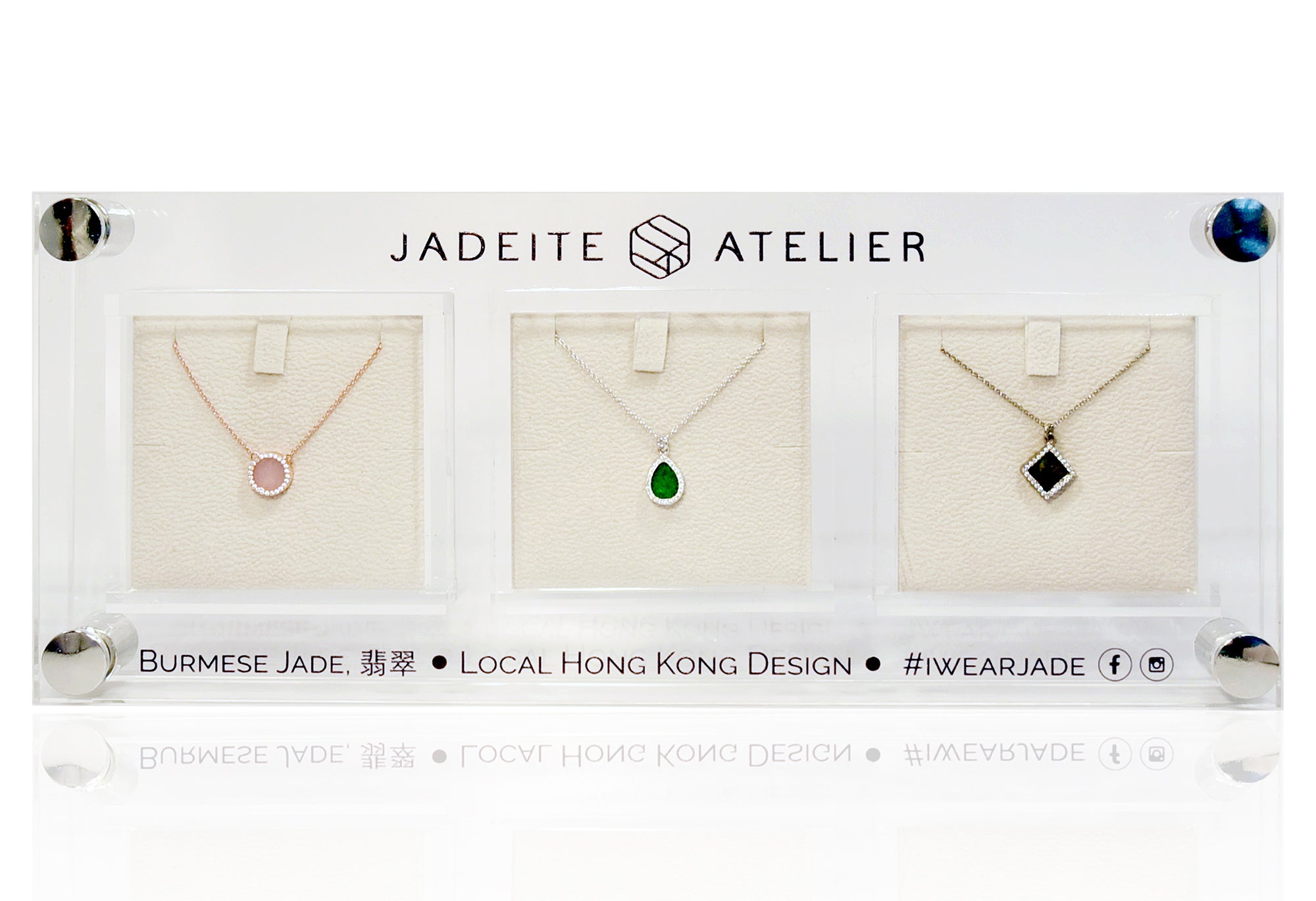 Jadeite Atelier : Different colors of jade