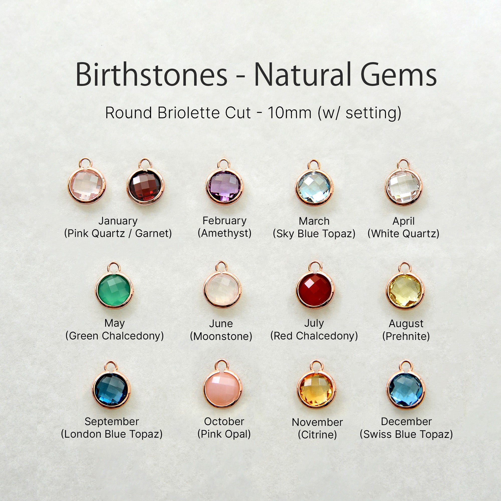 zodiac birthstone jewelry