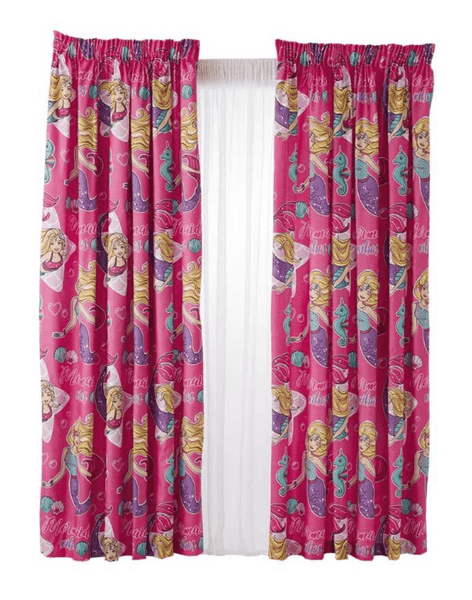 barbie window curtains