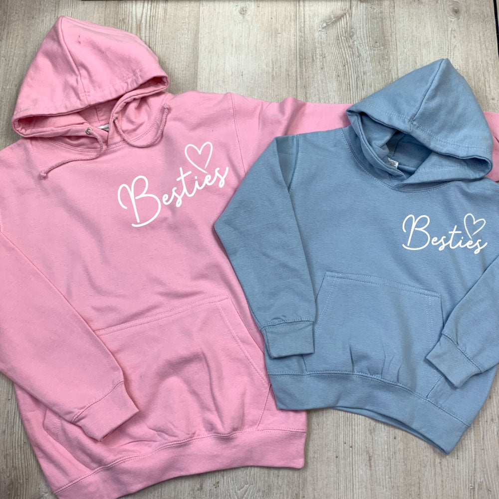 bestie matching hoodies