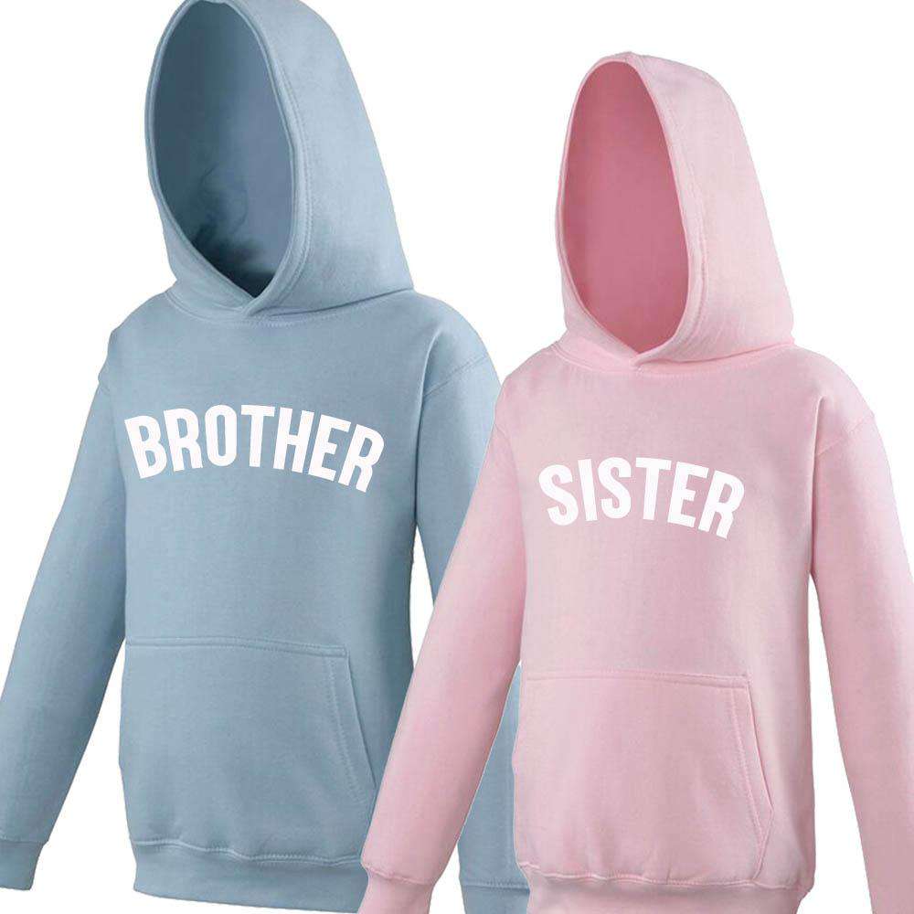 brother and sister matching hoodies