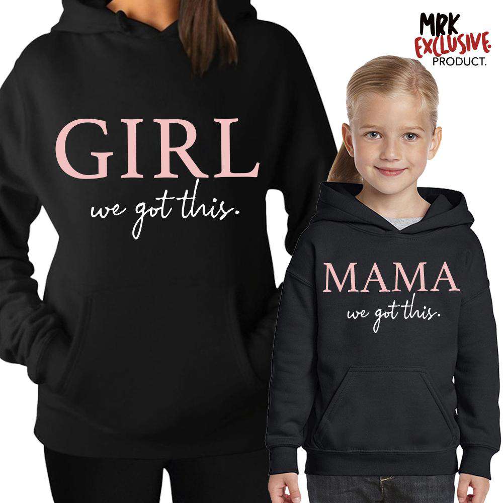 mum and daughter matching hoodies