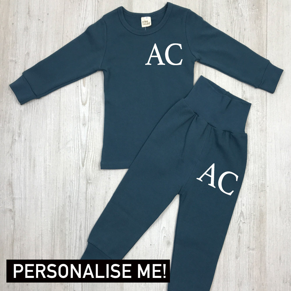 baby boy initial tracksuit