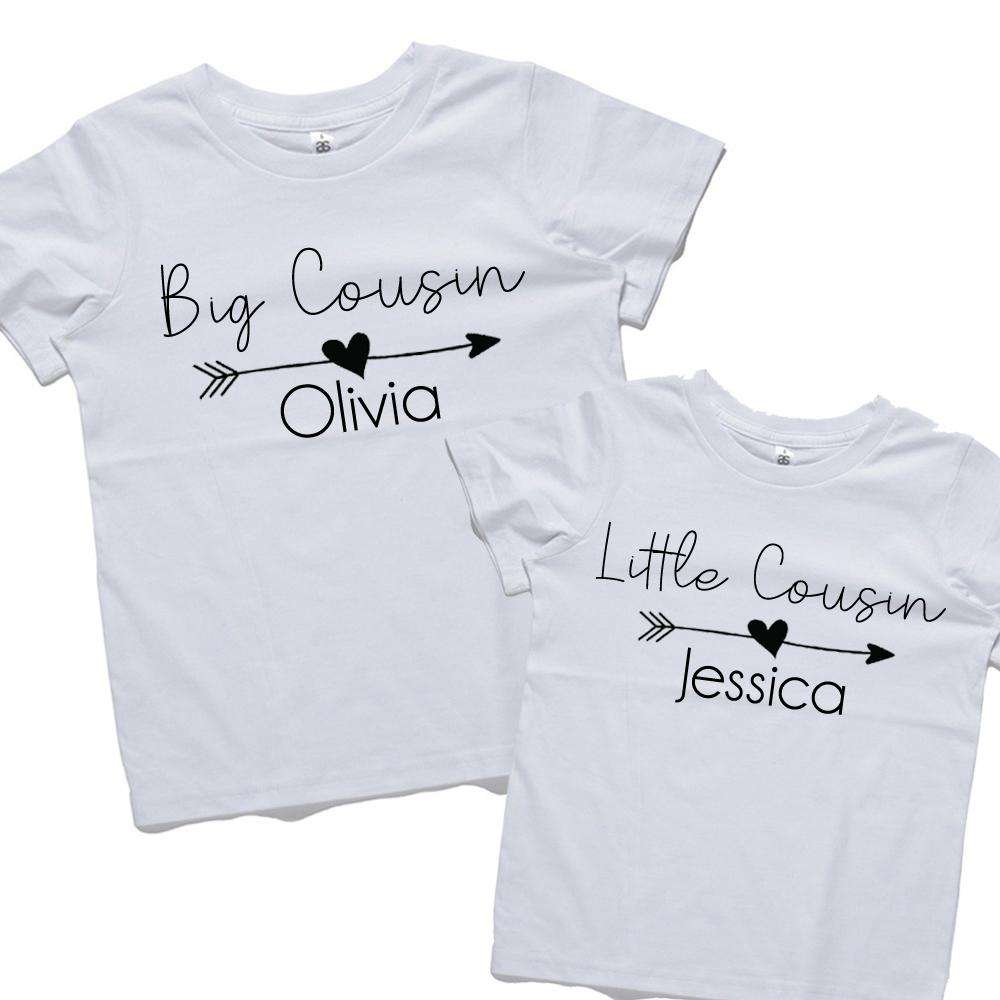 big cousin and little cousin t shirts