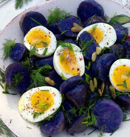 Purple Potato Salad from Ciaoflorentina