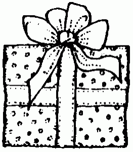 Festively Wrapped Gift (1586-B)