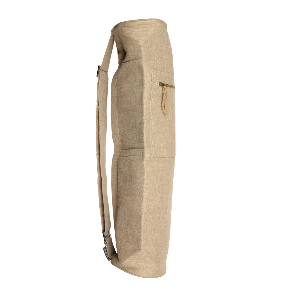 Eco Friendly Jute Yoga Mat Bag By Yoga Mad Divine Yoga Shop