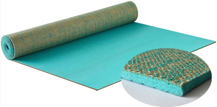 Eco Yoga Mats Made Of Jute Recyclable And Environment Friendly