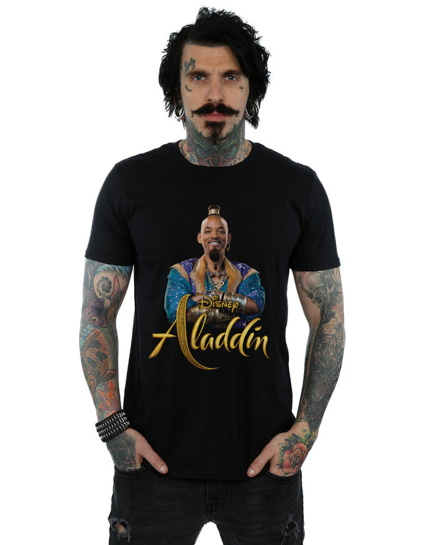 Disney Men S Aladdin Movie Genie Photo T Shirt Absolute Cult