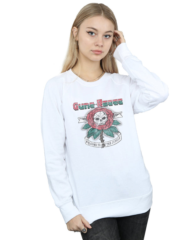 Guns N Roses Women S Welcome To The Jungle Sweatshirt Absolute Cult