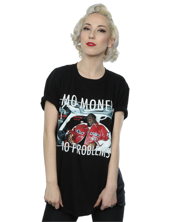 Homage Women S Notorious Big Mo Money Mo Problems Boyfriend Fit T Shir - homage women s notorious big mo money mo problems boyfriend fit t shirt