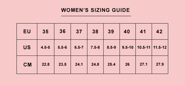 Intentionally Blank Women's Size guide