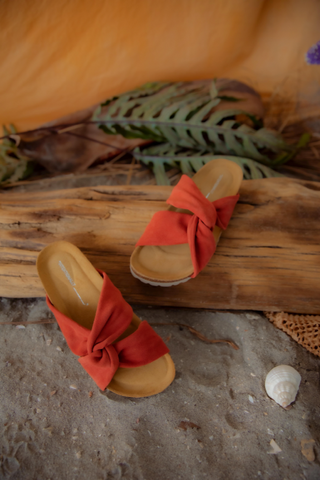 Jordana Sandal in Terracotta