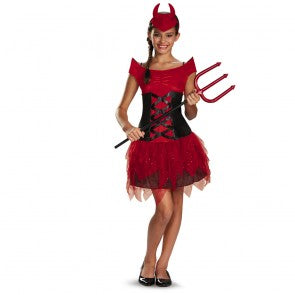 Girls Teen Tween Voodoo Charm Costume Halloween Fancy Dress