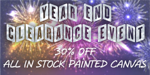 30% Off In Stock Canvas