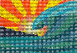 MB109  OCEAN SUNSET - BeStitched Needlepoint
