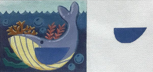 AP3850  Whale Tooth Fairy Pillow - BeStitched Needlepoint