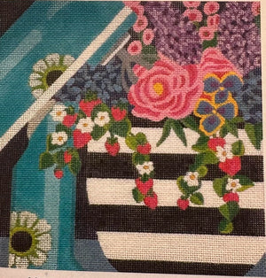 AP4809  FLORAL MIXER - BeStitched Needlepoint