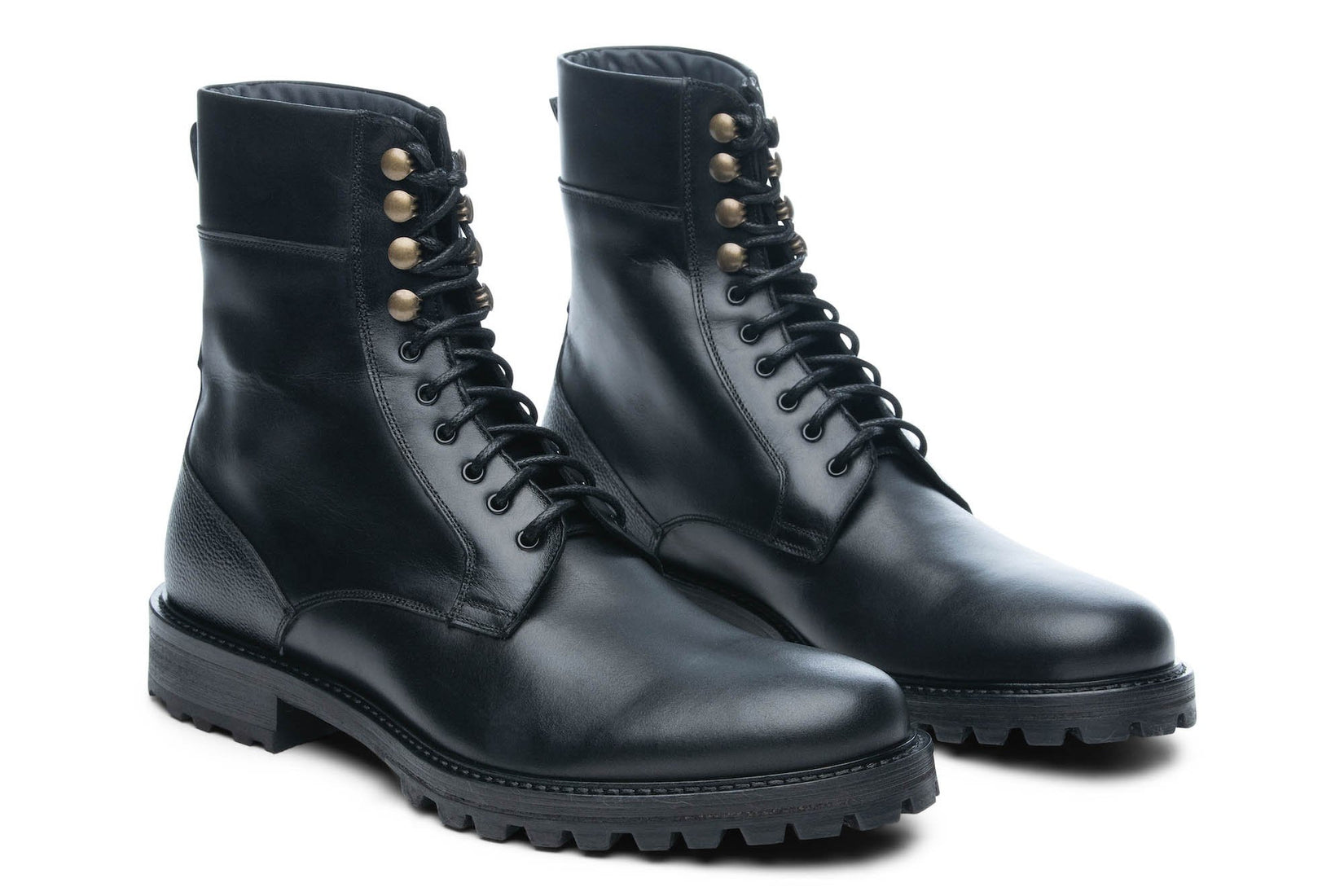 black combat boots mens near me