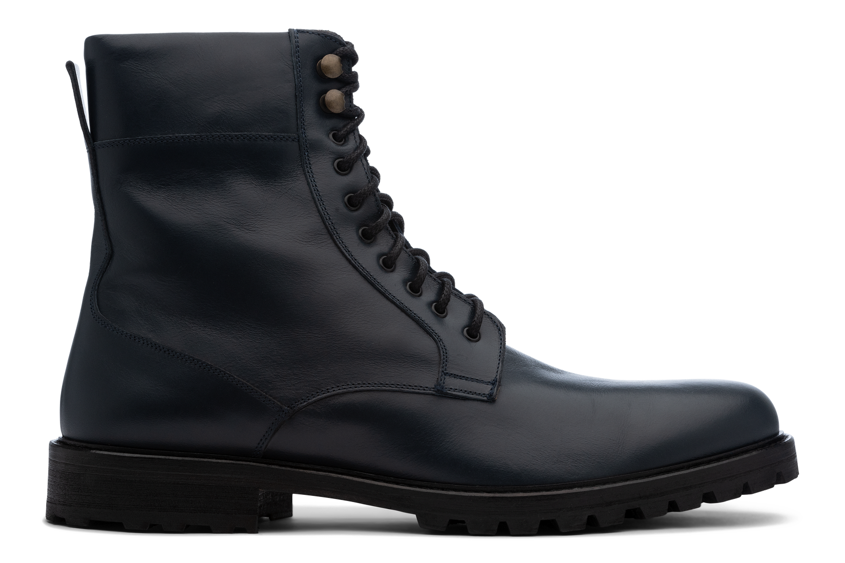 Men's Boots - Ankari Floruss Combat Boot in Navy