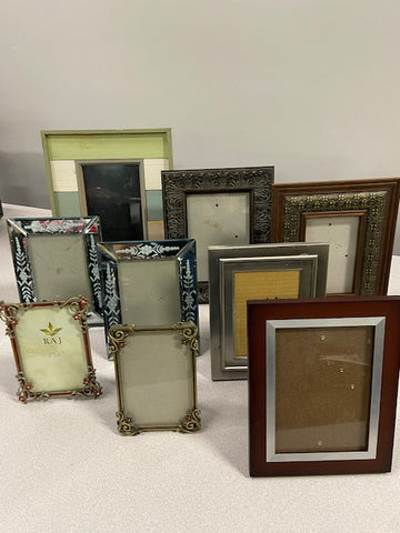 assorted picture frames