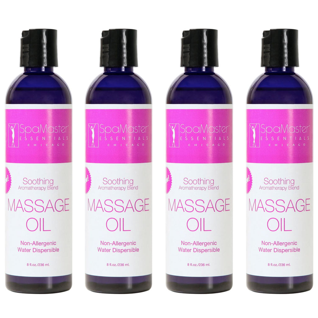 4 Pack 8oz Massage Oil Bottles Soothing Betel Canada