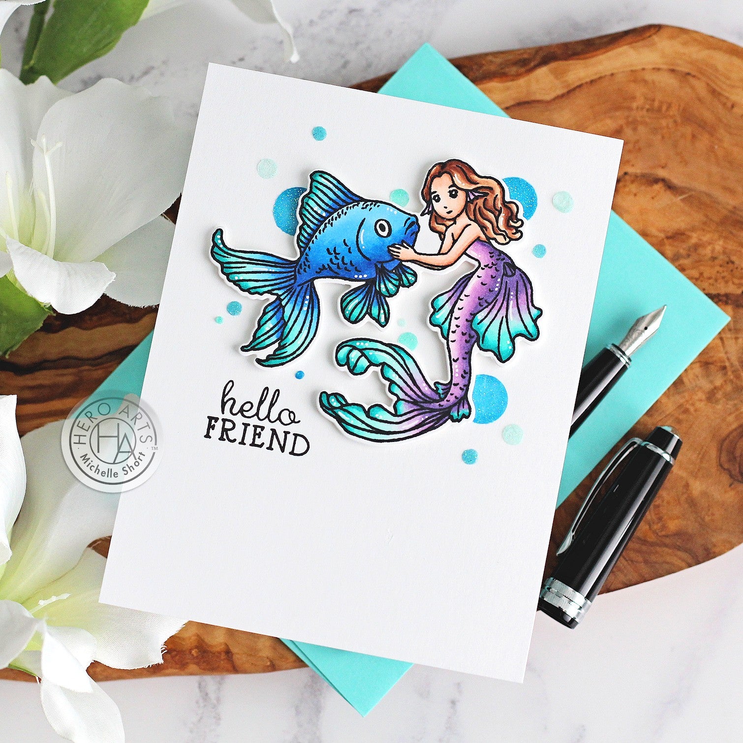 Hello Friend by Michelle Short for Hero Arts