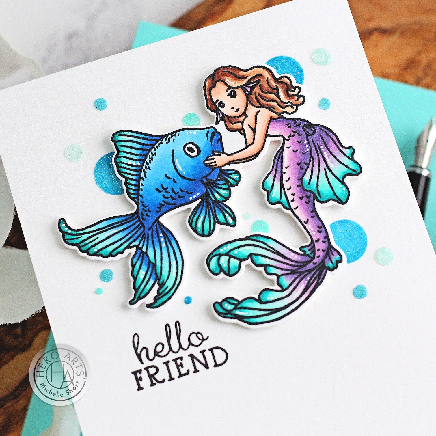 Hello Friend by Michelle Short for Hero Arts