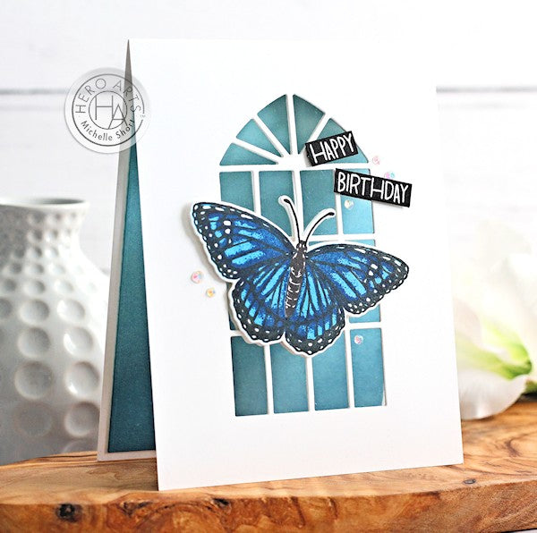 Hero Arts - Clear Stamp - Color Layering Monarch Butterfly