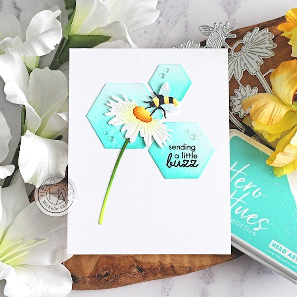 Video: Creating a Bee and Flower Die Cut Focal Point - Hero Arts