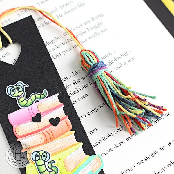 Bookworm Bookmark by Michelle Short for Hero Arts