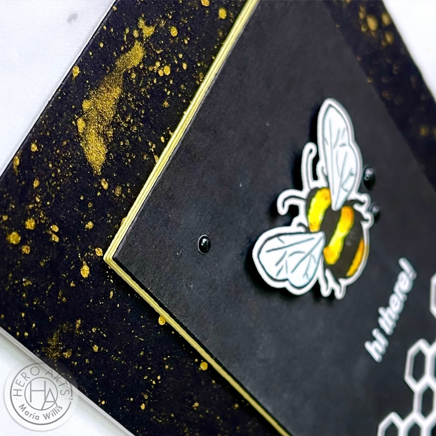 Honey Bee Stamps - Ink Pad - Metallic Gold Pigment Ink