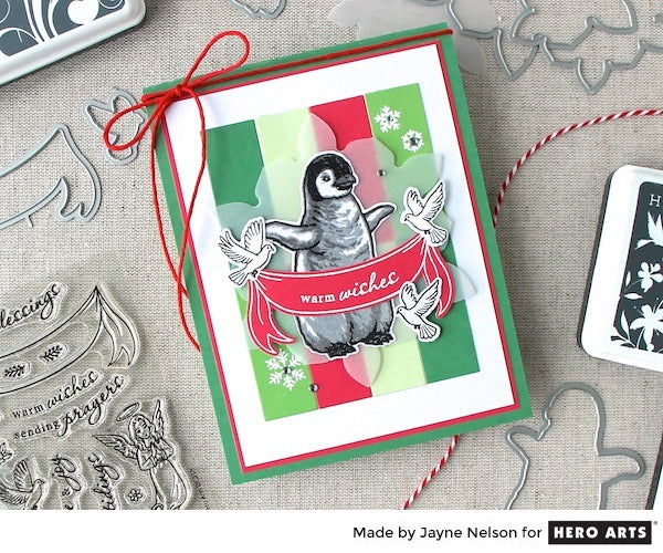 Color Layering Baby Penguin by Jayne Nelson for Hero Arts