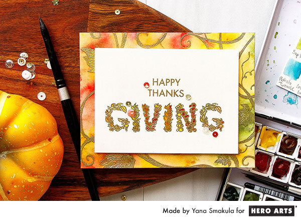 Happy Thanksgiving Card by Yana Smakula for Hero Arts