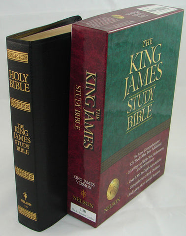 KJV STUDY BIBLE-BLK - GL GOLD GILDED, Believer`s Bookshelf Canada ...