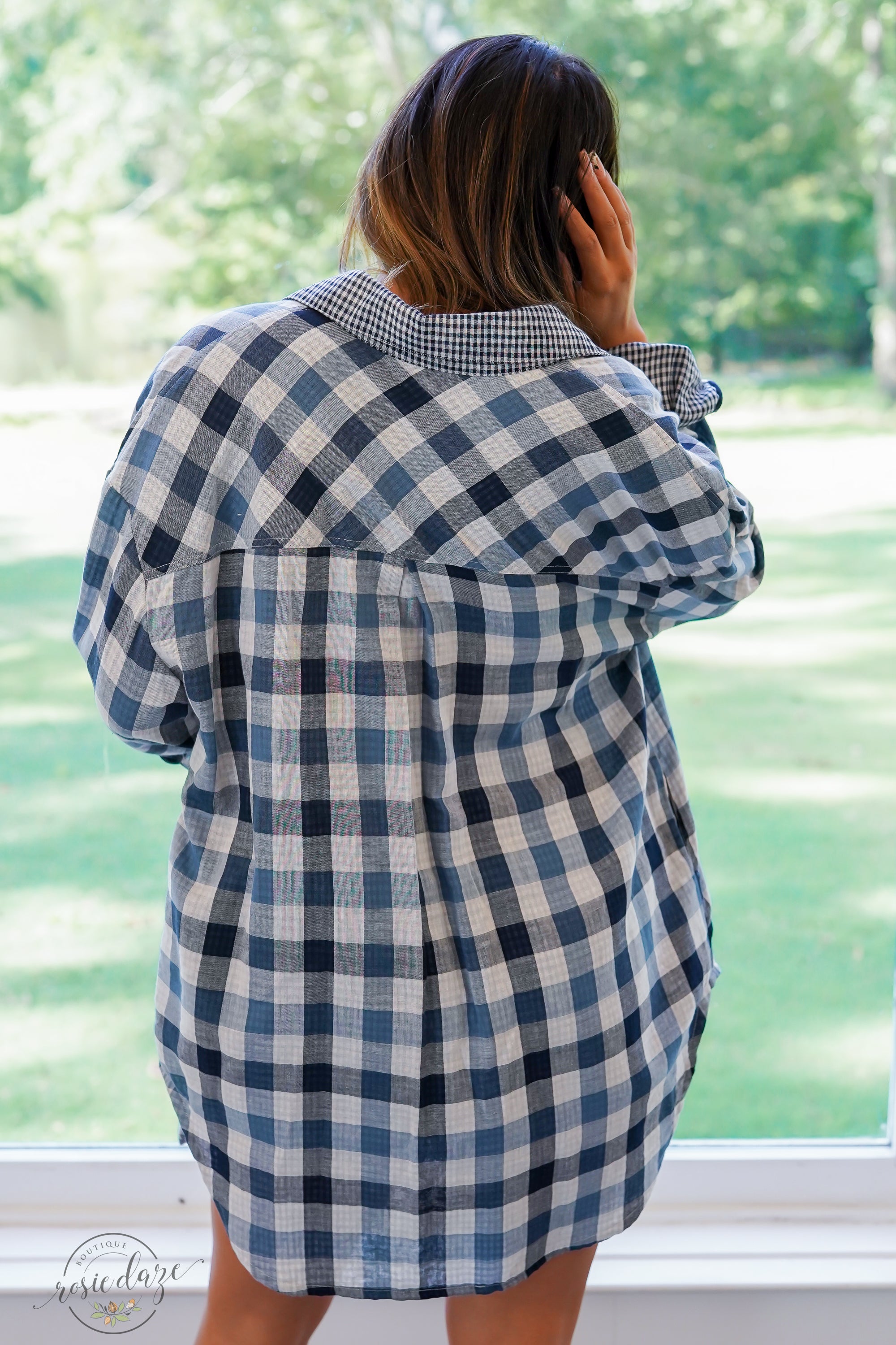 Not Your Boyfriend's Plaid Top