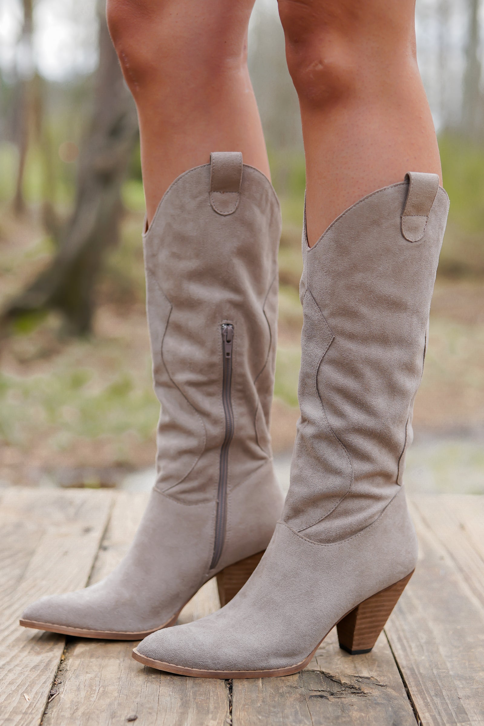 knee high boho boots