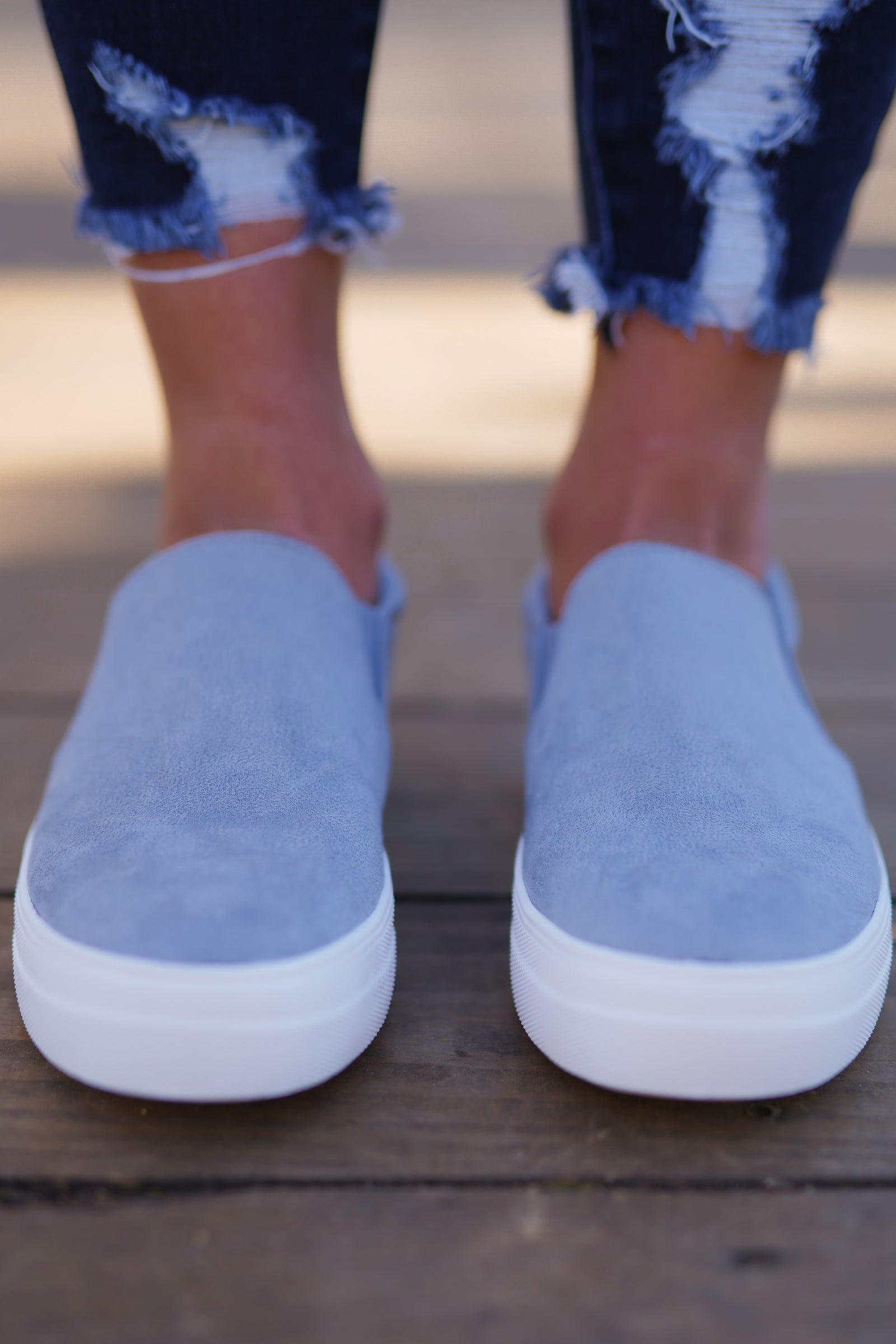 light blue platform sneakers