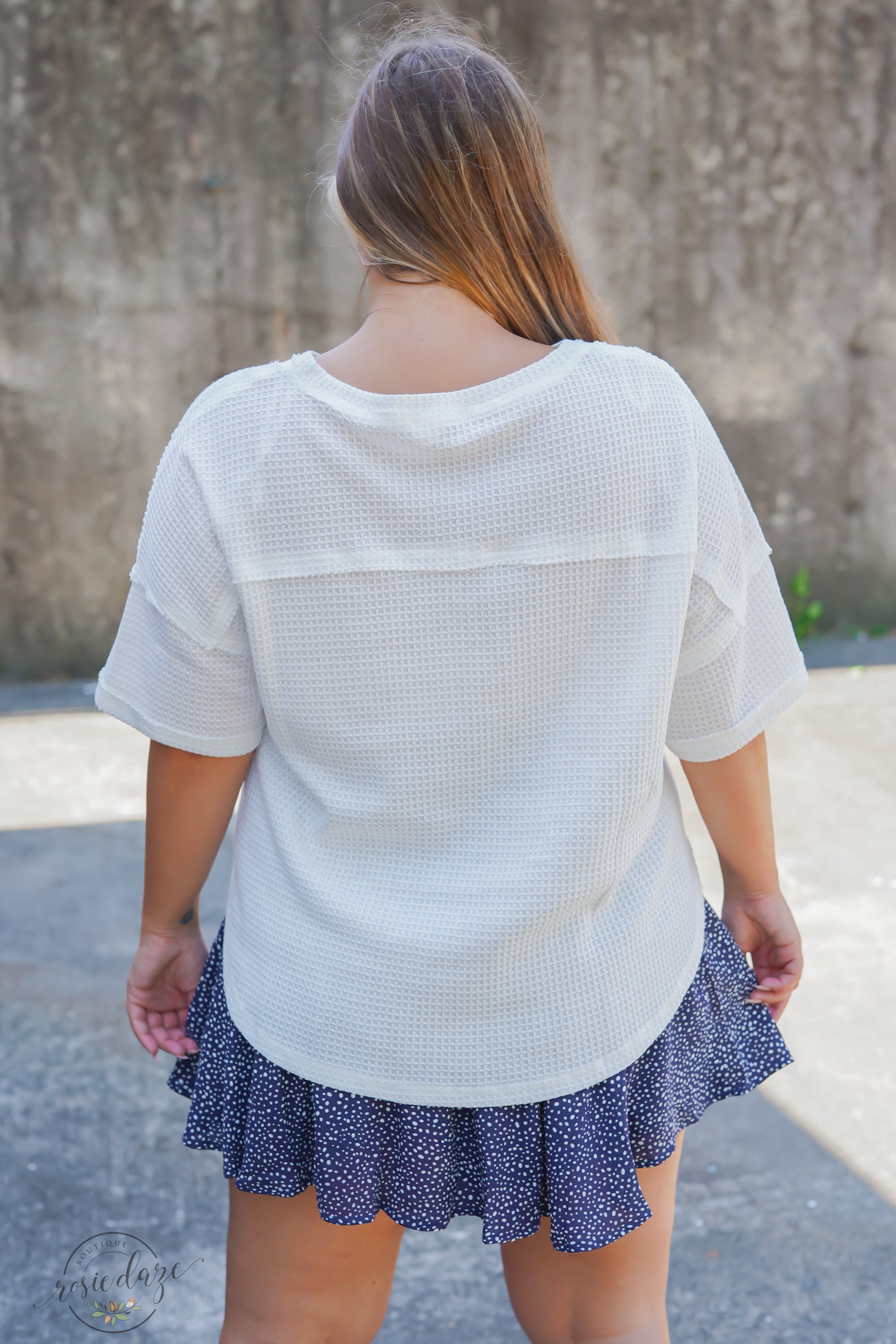 Willow Waffle Knit Top