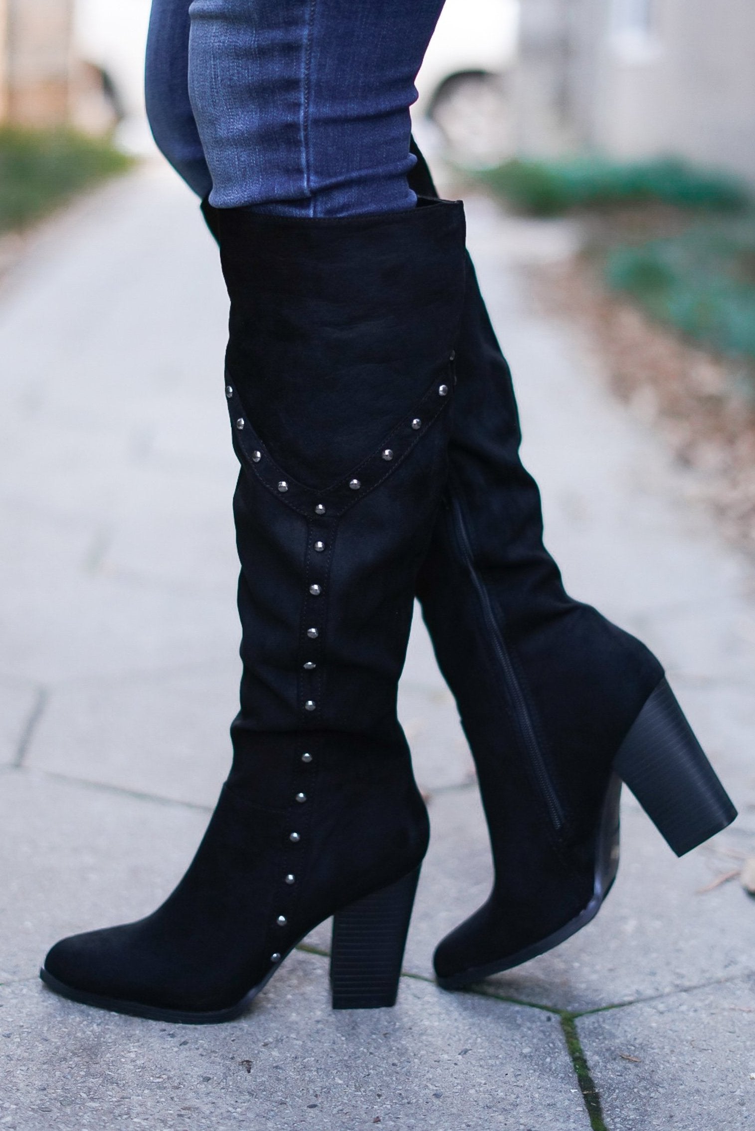 studded boots