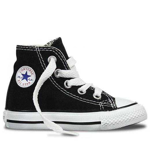 7J231 Chuck Taylor All Star Junior High Top Black by Converse – Sampsons  Shoe Store
