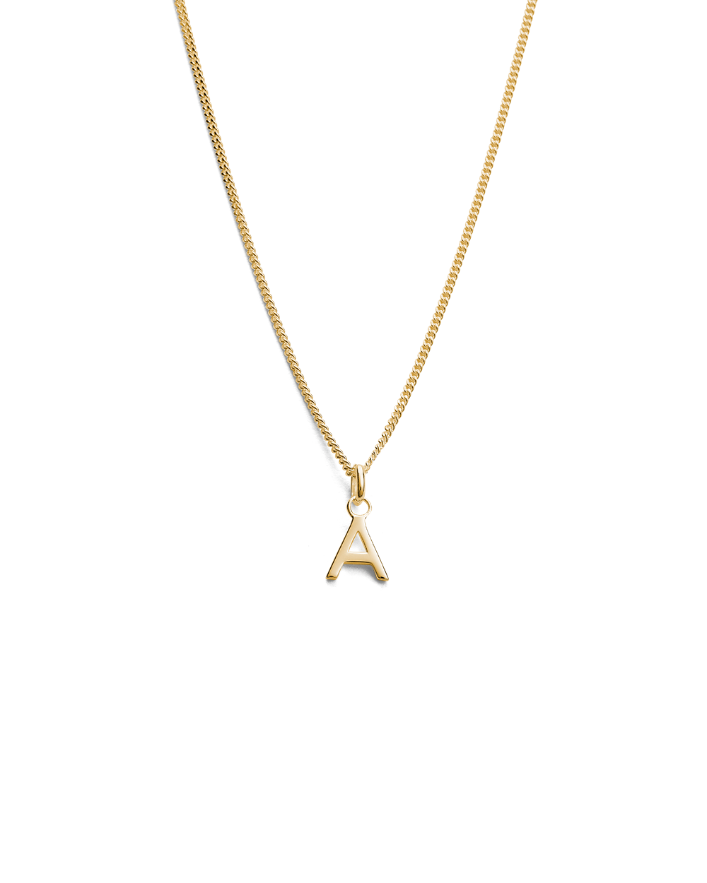 OUTLINE INITIAL NECKLACE A-Z (18K GOLD VERMEIL) - KIRSTIN ASH Australia product image