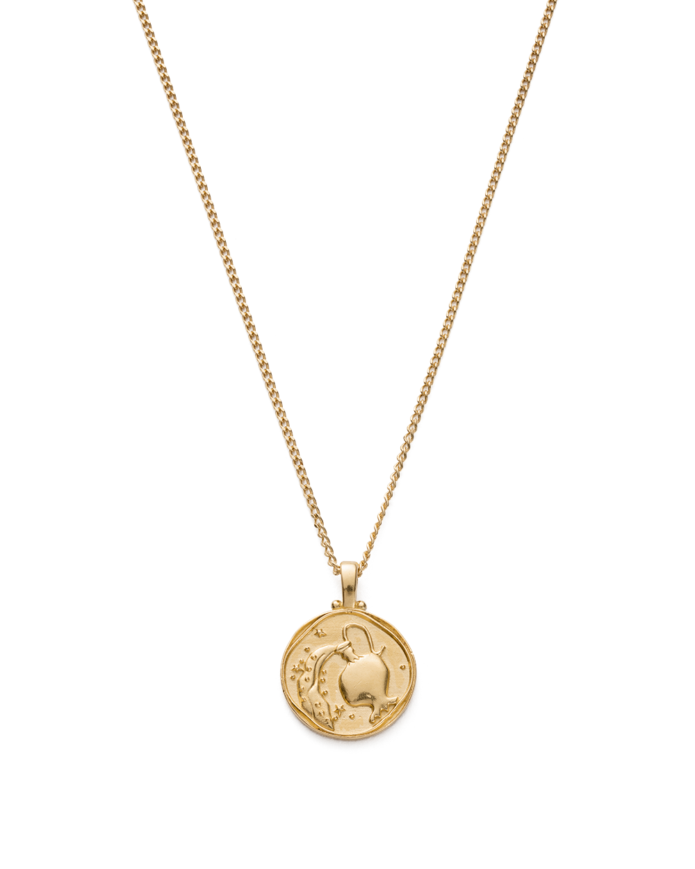 AQUARIUS ZODIAC NECKLACE (18K GOLD VERMEIL) – KIRSTIN ASH (Australia)